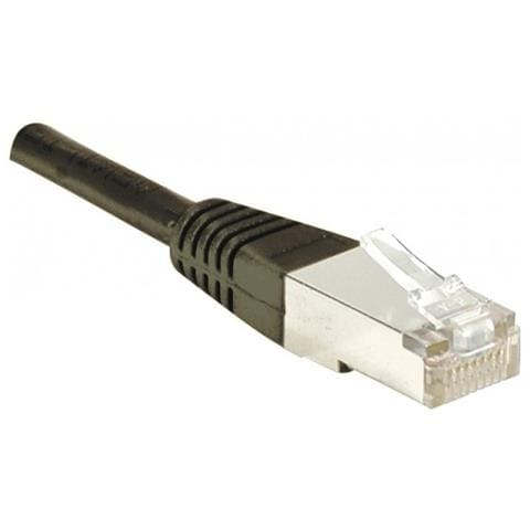 Cavo patch Cat6, RJ45, FTP, lunghezza 0.5 m, Nero - Foto 1